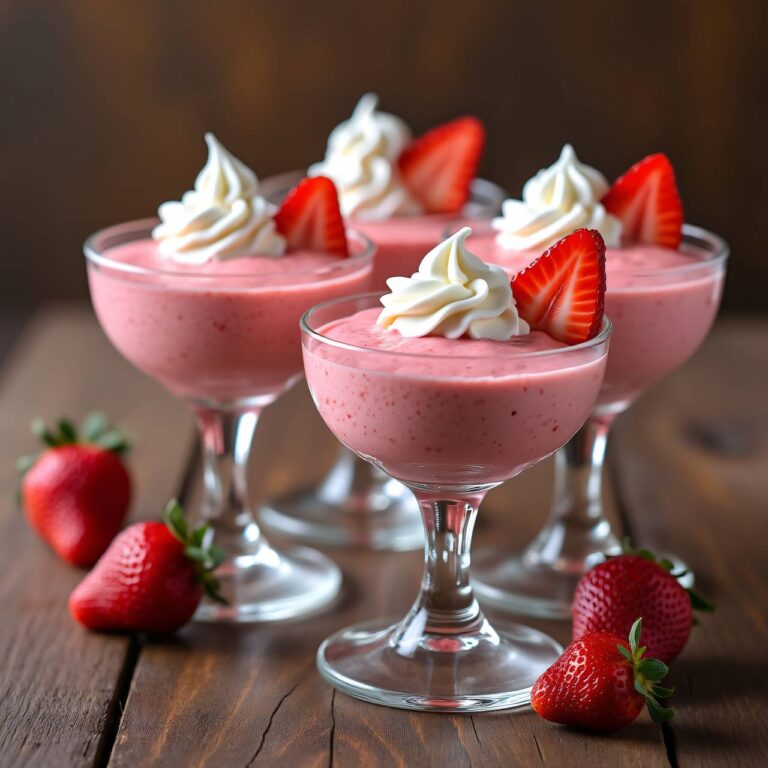 Erdbeermousse mit Quark Rezept