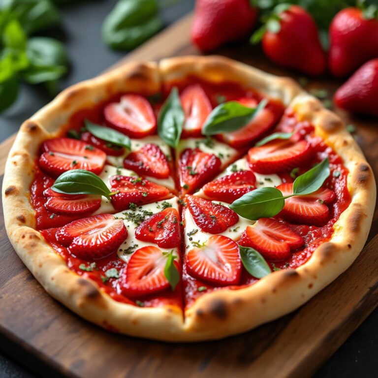 Erdbeerpizza Rezept