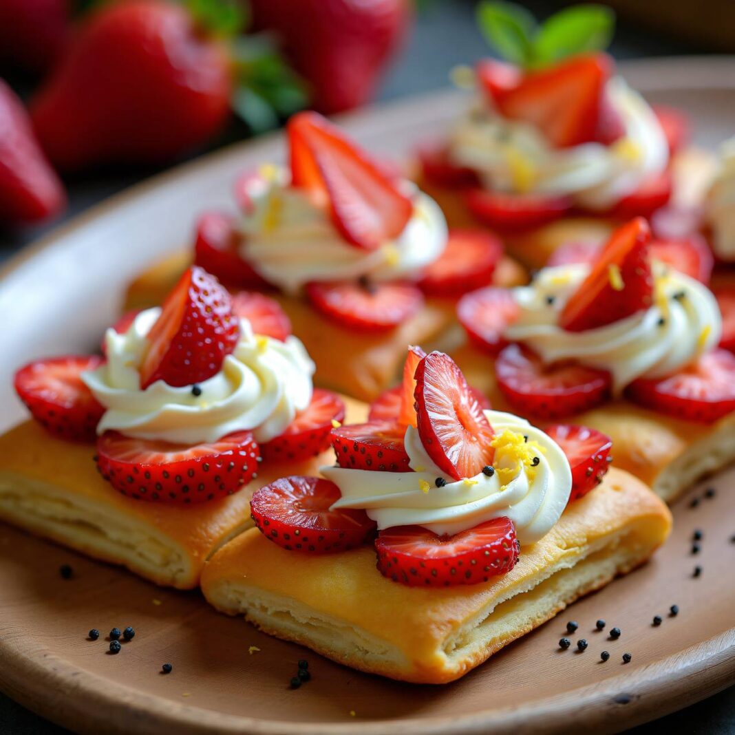 Erdbeerschnitten Rezept Erdbeerschnitten Rezept