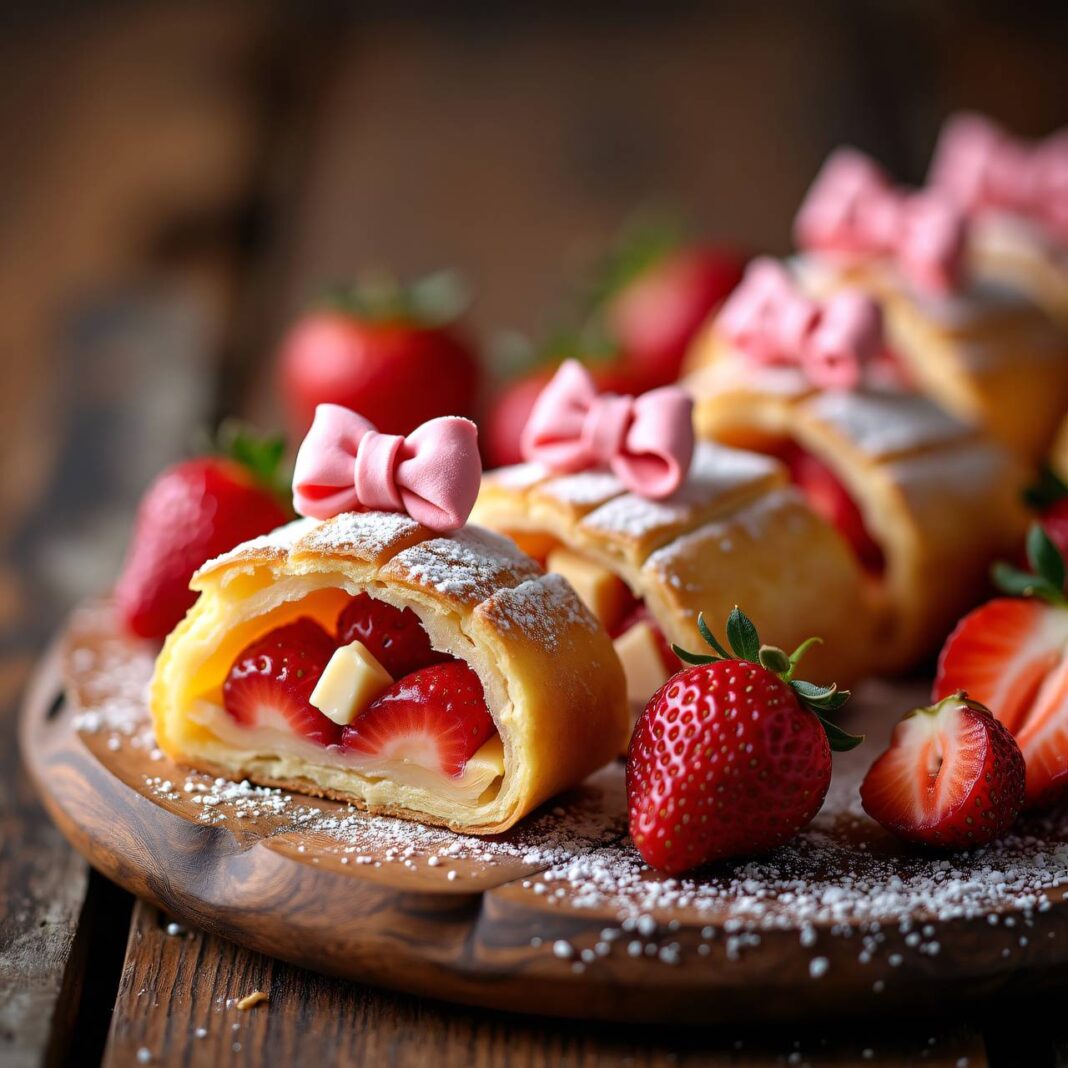 Erdbeertäschchen Rezept Erdbeertäschchen Rezept