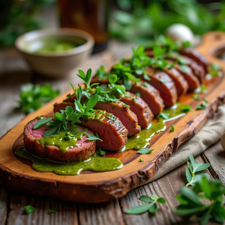 Falsches Filet mit Bärlauchbutter Rezept