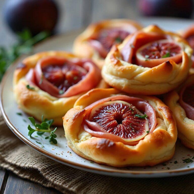 Feigen-Rohschinken-Croissants Rezept