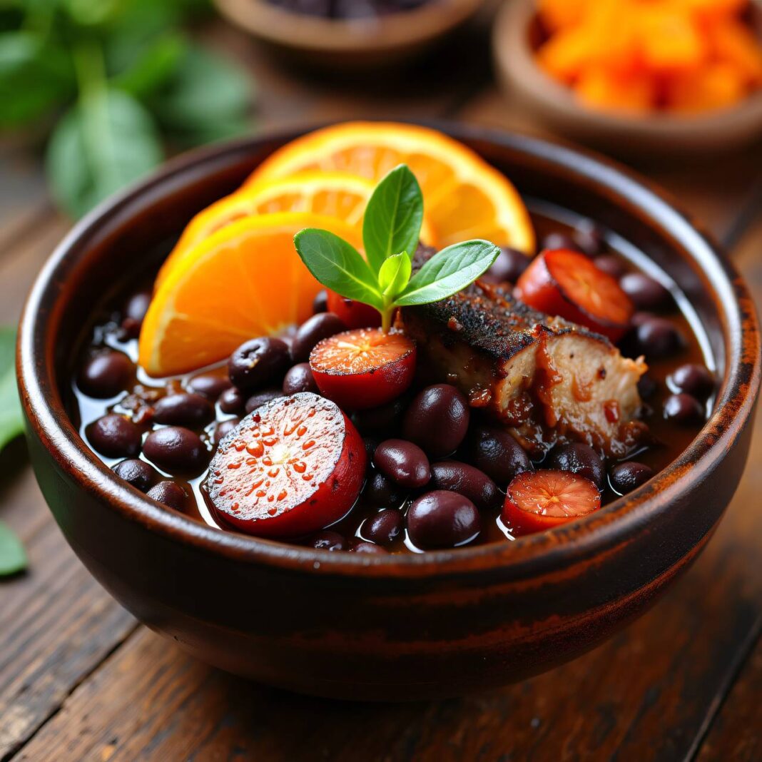 Feijoada completa (Schwarze-Bohnen-Fleisch-Eintopf) Rezept Feijoada completa (Schwarze-Bohnen-Fleisch-Eintopf) Rezept