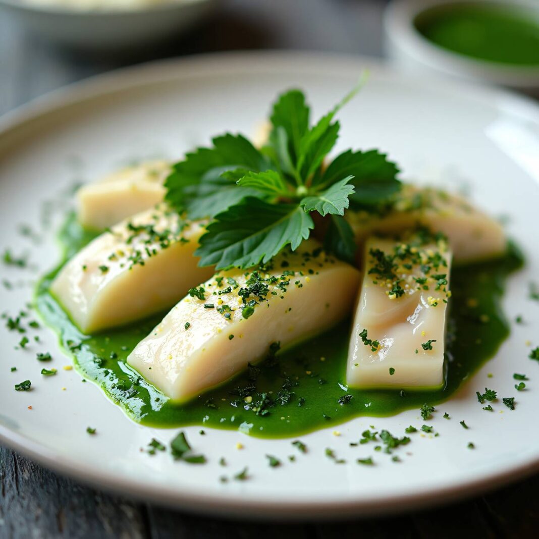 Felchen mit Kräuter-Spinatsauce Rezept Felchen mit Kräuter-Spinatsauce Rezept