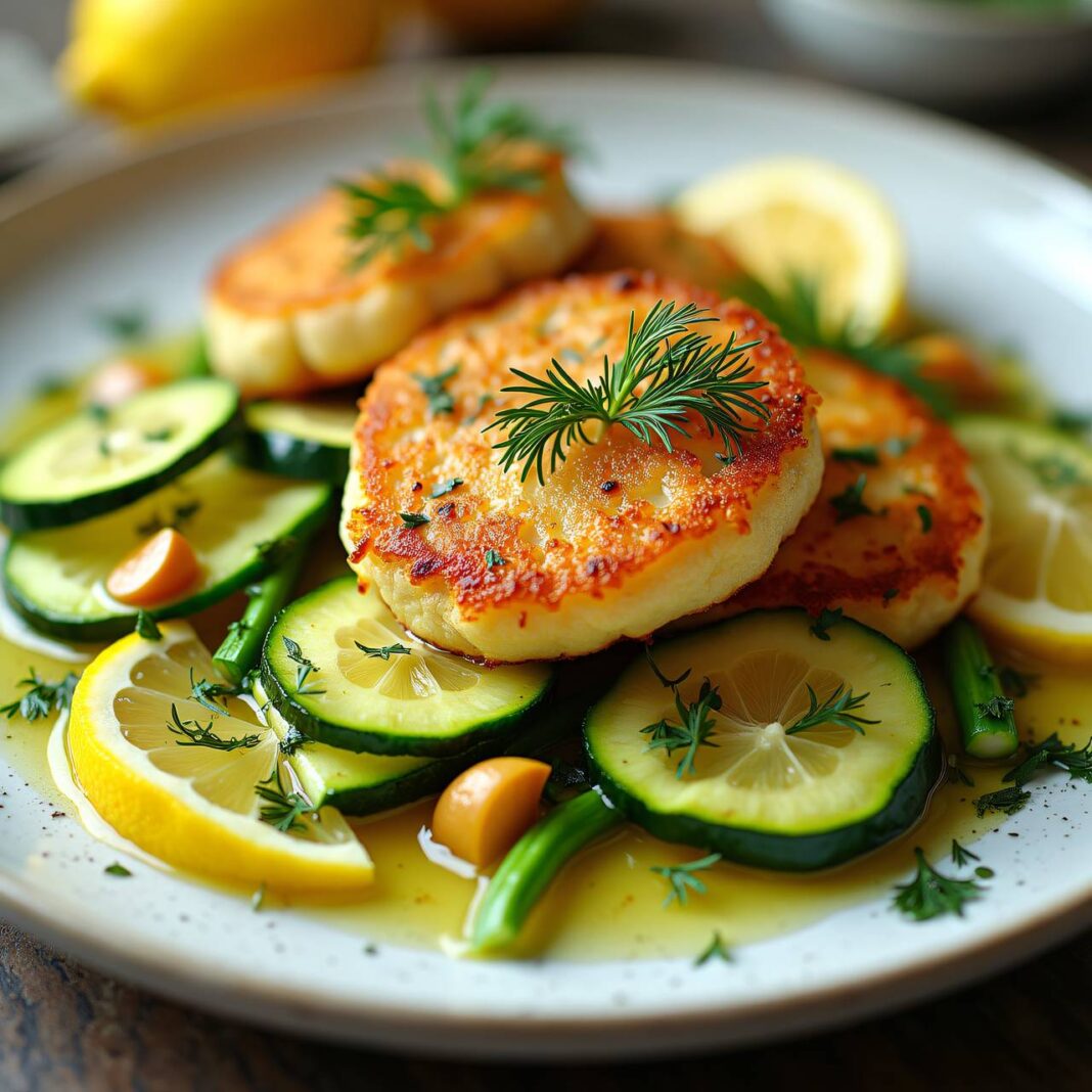 Felchenfilets auf Zitronen-Zucchini Rezept Felchenfilets auf Zitronen-Zucchini Rezept