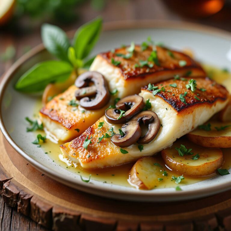 Felchenfilets mit Champignons-Frischkäse-Füllung Rezept