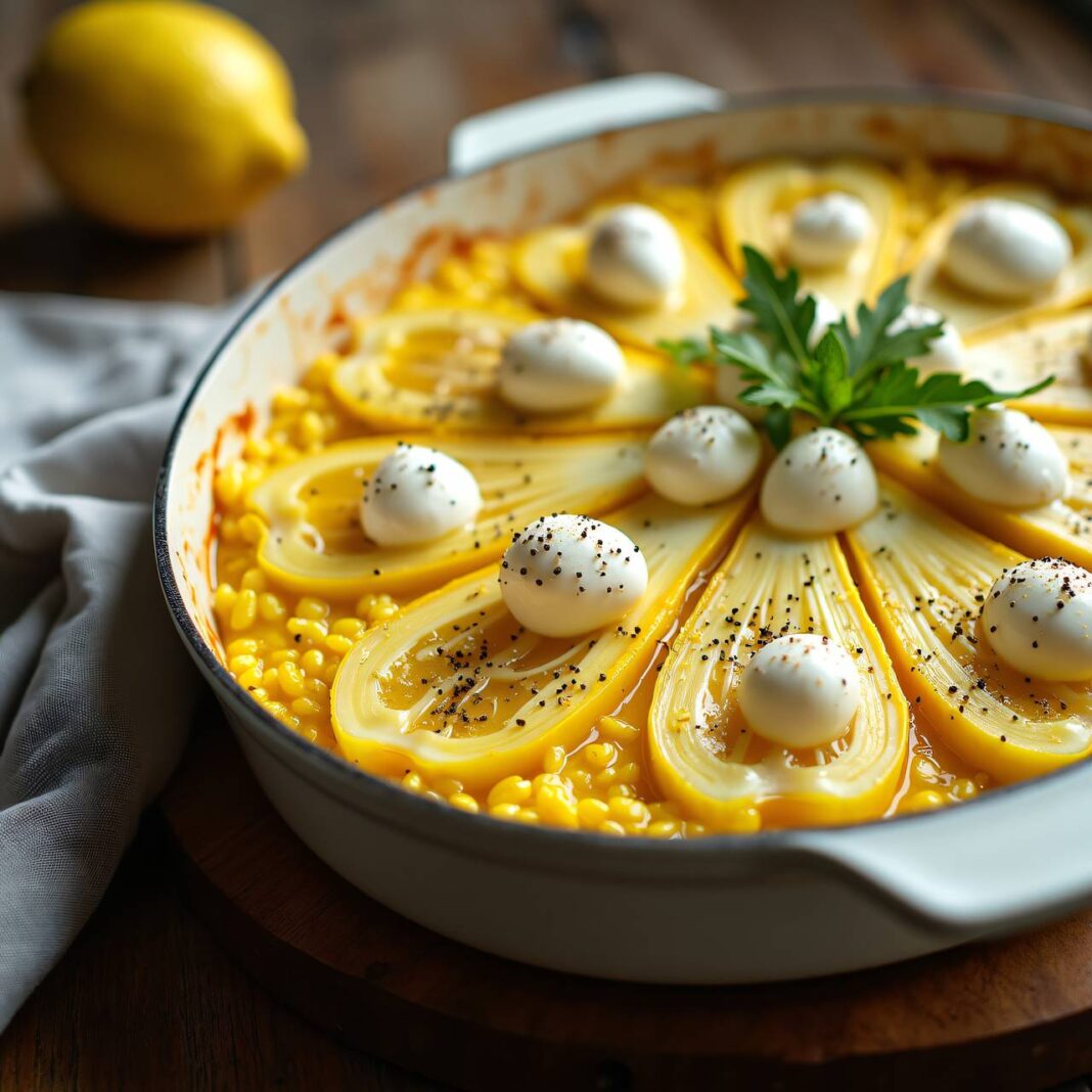 Fenchel mit Zitronenrisotto Rezept Fenchel mit Zitronenrisotto Rezept