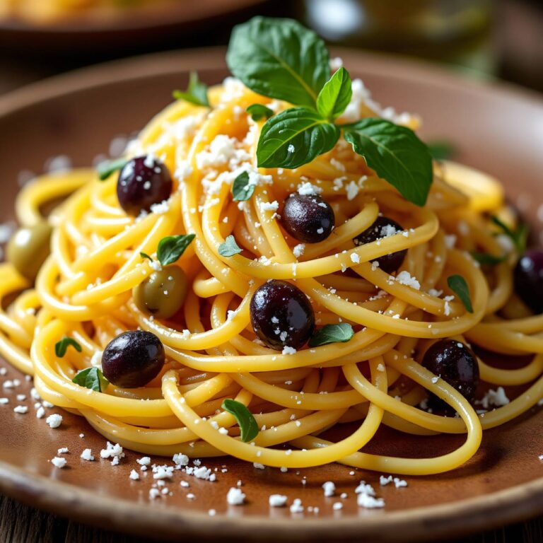 Fenchel-Oliven-Spaghetti Rezept