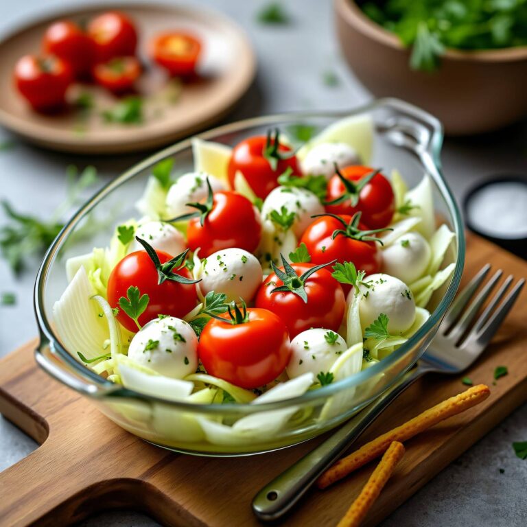 Fenchelsalat mit gefüllten Tomaten Rezept