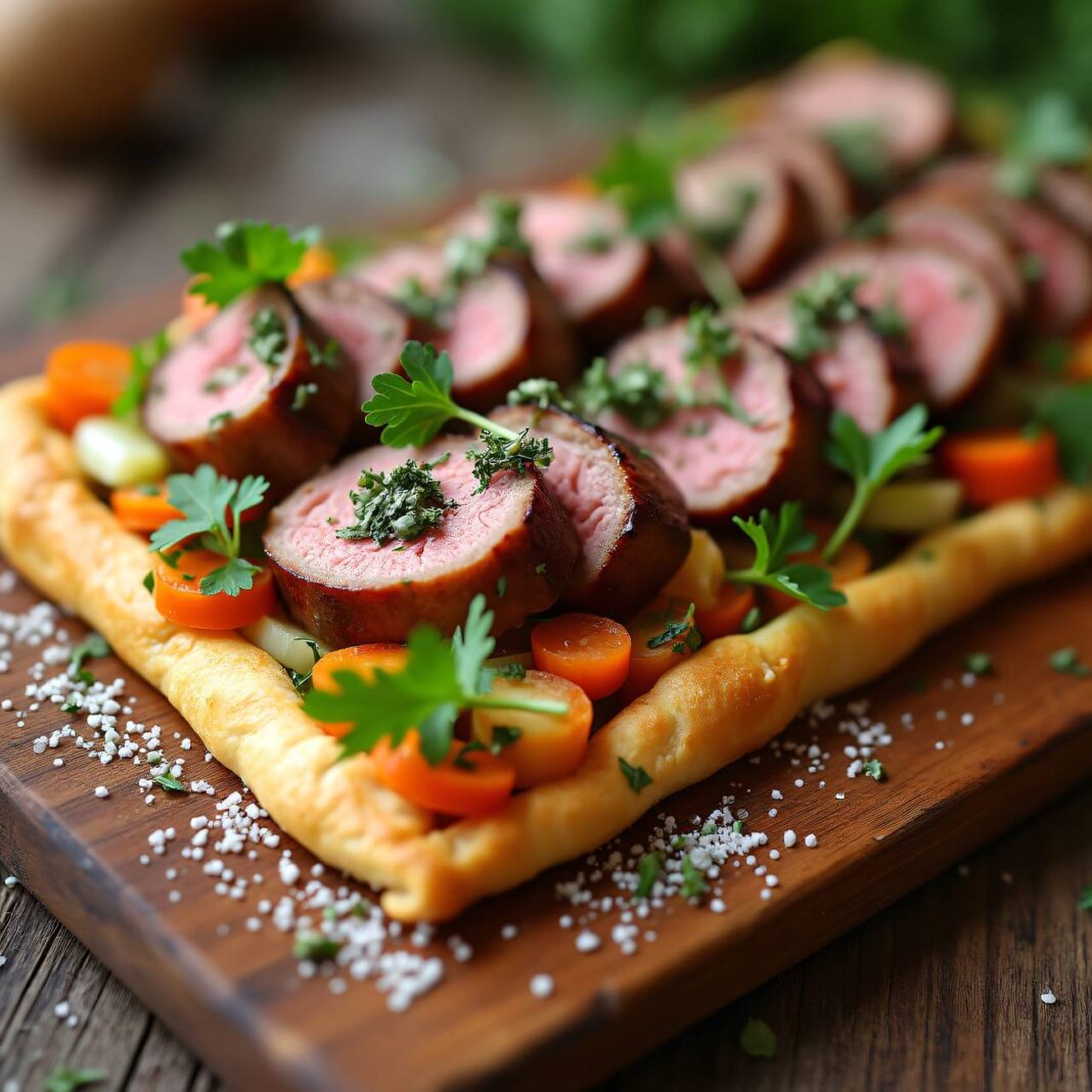 Filetkissen mit Gemüse Rezept Filetkissen mit Gemüse Rezept
