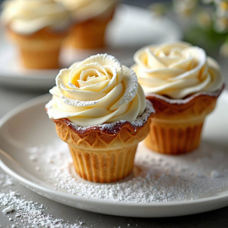 Fior-di-Latte-Eis-Rosen Rezept