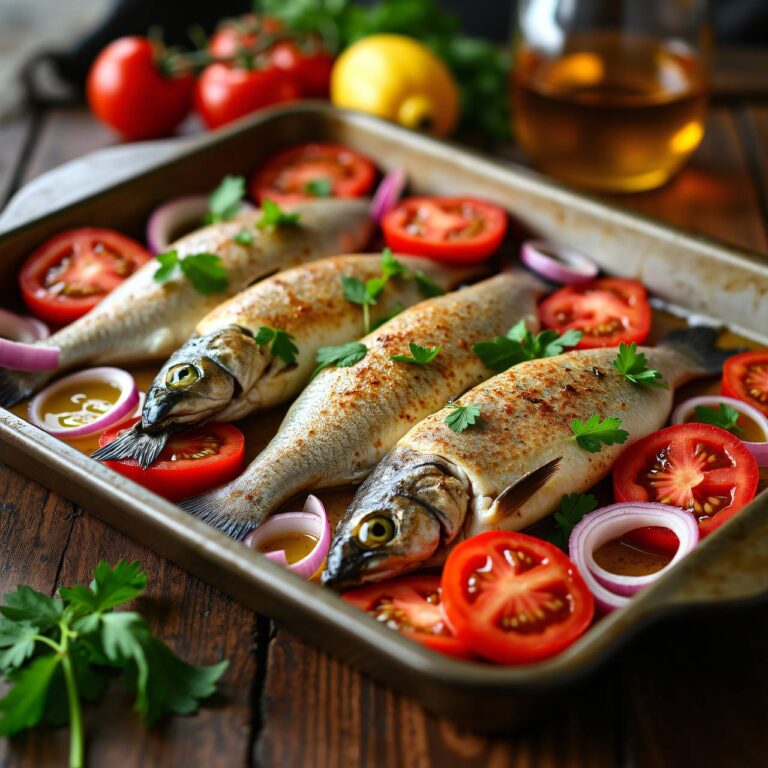 Firinda Balik (Fisch aus dem Backofen) Rezept