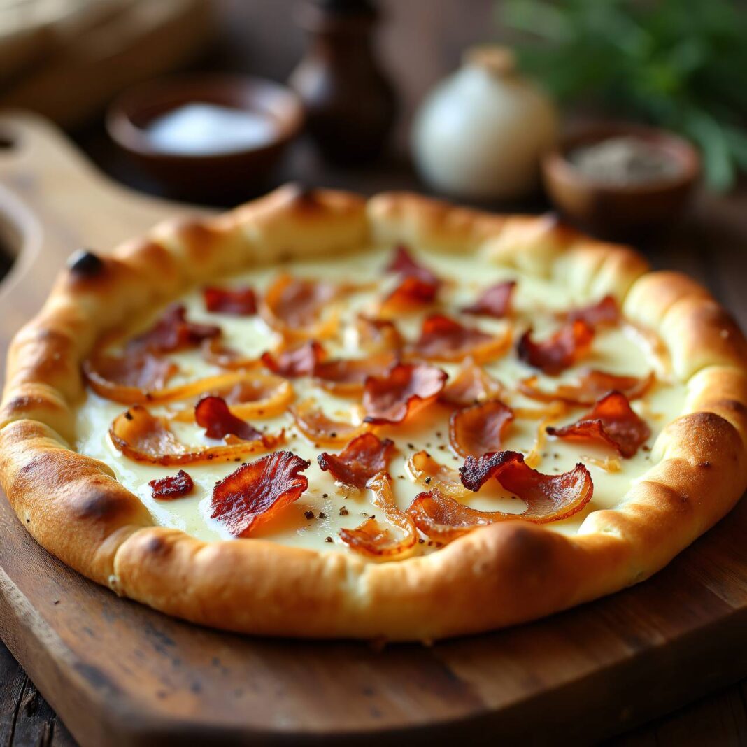 Flammkuchen Rezept Flammkuchen Rezept