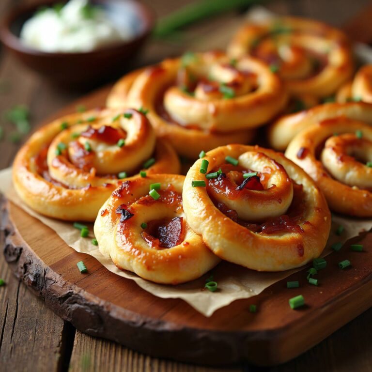 Flammkuchen-Schnecken Rezept