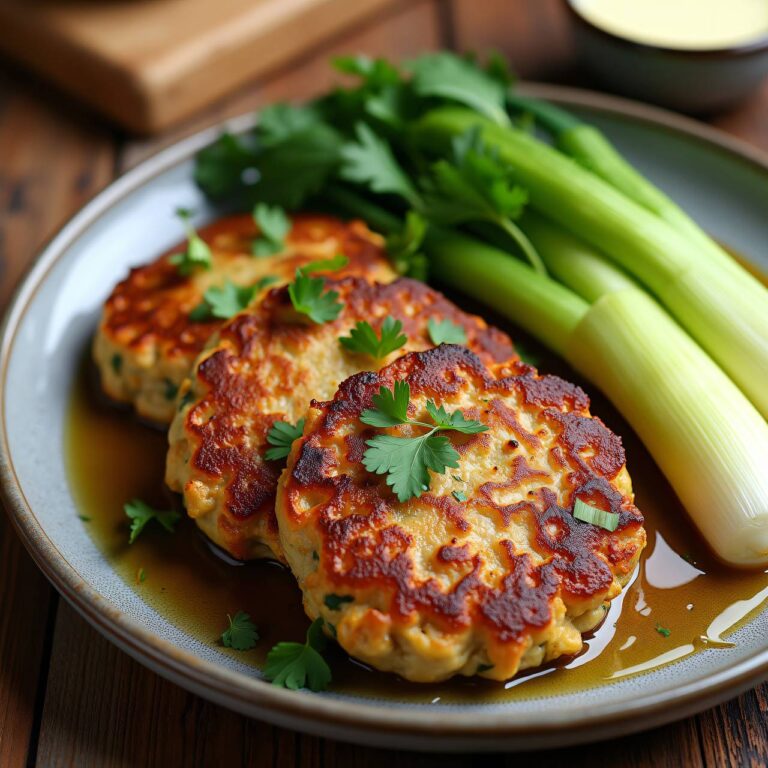 Fleischlaibchen mit Lauch Rezept