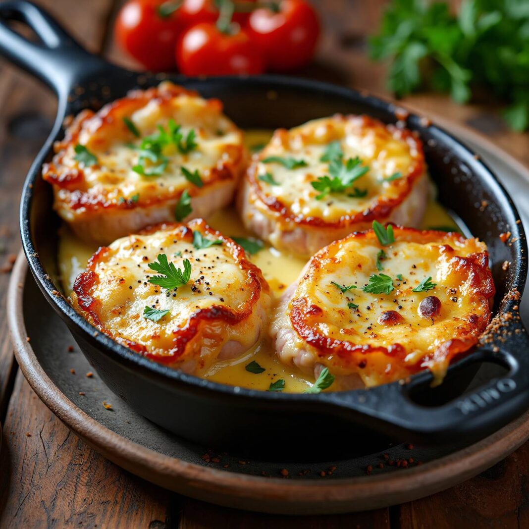 Fleischsteak gratiniert Rezept Fleischsteak gratiniert Rezept