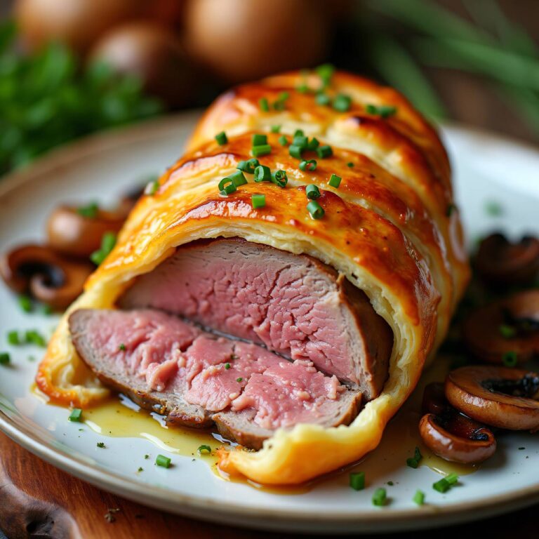 Fleischsteak im Teig Rezept