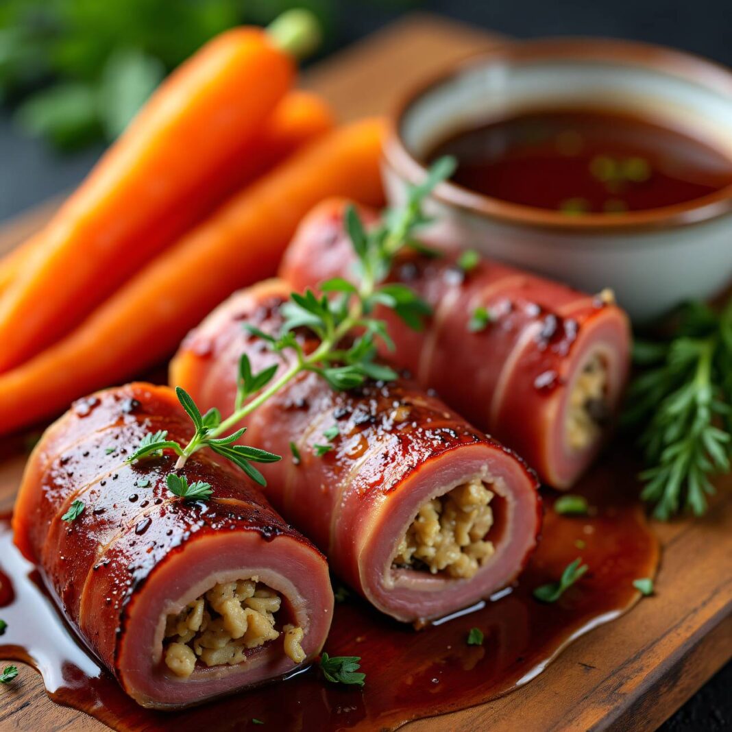 Fleischvögel mit Pilzfüllung Rezept Fleischvögel mit Pilzfüllung Rezept