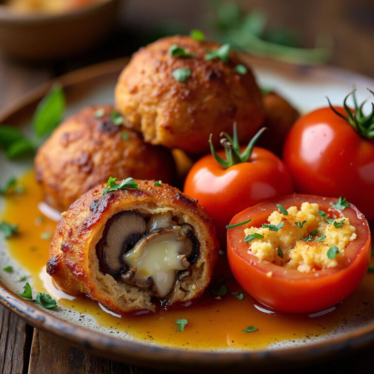 Fleischvögel mit Tomaten Rezept