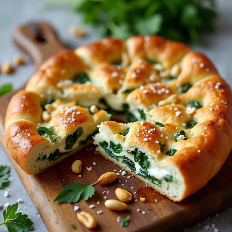 Focaccia mit Quark-Käse-Füllung Rezept