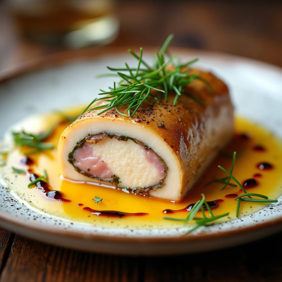 Forellen-Terrine mit Wermut-Sahnesauce Rezept Forellen-Terrine mit Wermut-Sahnesauce Rezept