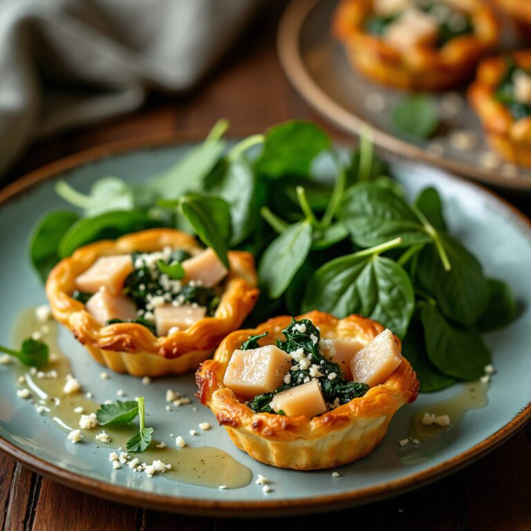 Forellen-Törtchen mit Spinatsalat Rezept
