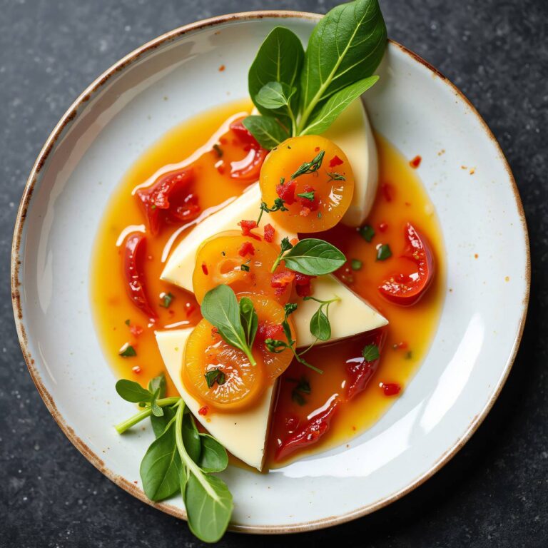 Formaggini mit Tomaten-Aprikosen-Vinaigrette Rezept