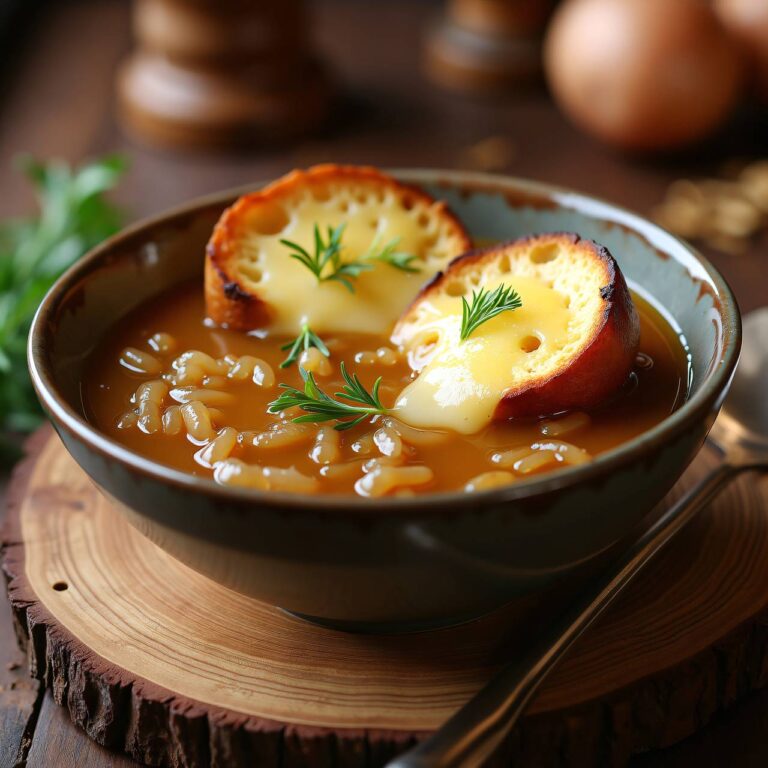 Französische Zwiebelsuppe Rezept