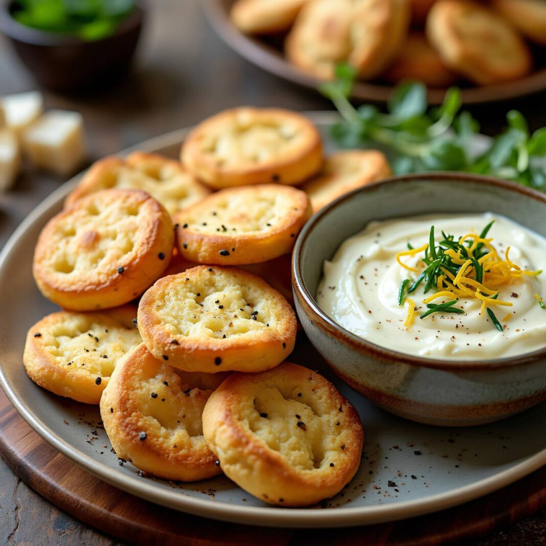 Frischkäse-Kresse-Crème mit Pfannen-Brötchen Rezept Frischkäse-Kresse-Crème mit Pfannen-Brötchen Rezept