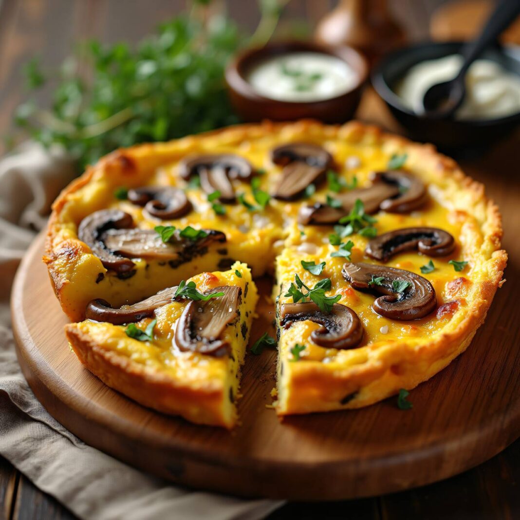 Frittata mit Pilzen Rezept Frittata mit Pilzen Rezept