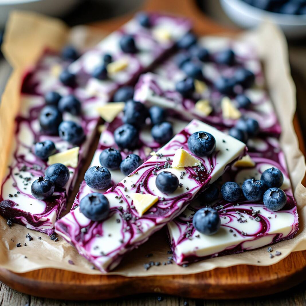 Frozen Yogurt Bark Rezept Frozen Yogurt Bark Rezept