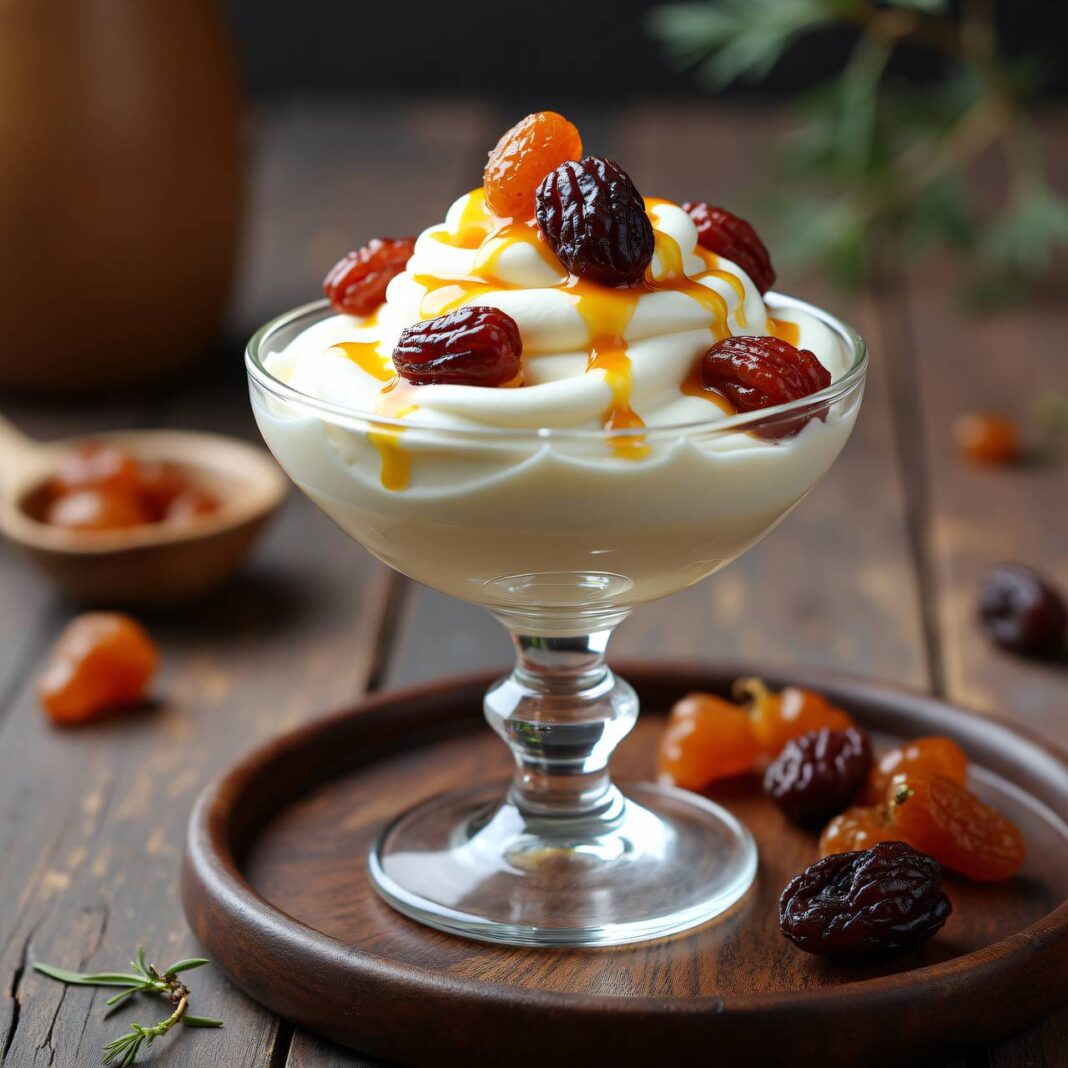 Frozen Yogurt mit Rosinen Rezept Frozen Yogurt mit Rosinen Rezept