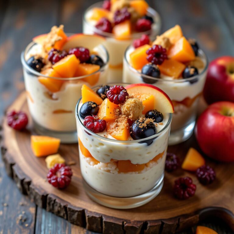 Frucht-Milchreis-Tassen Rezept
