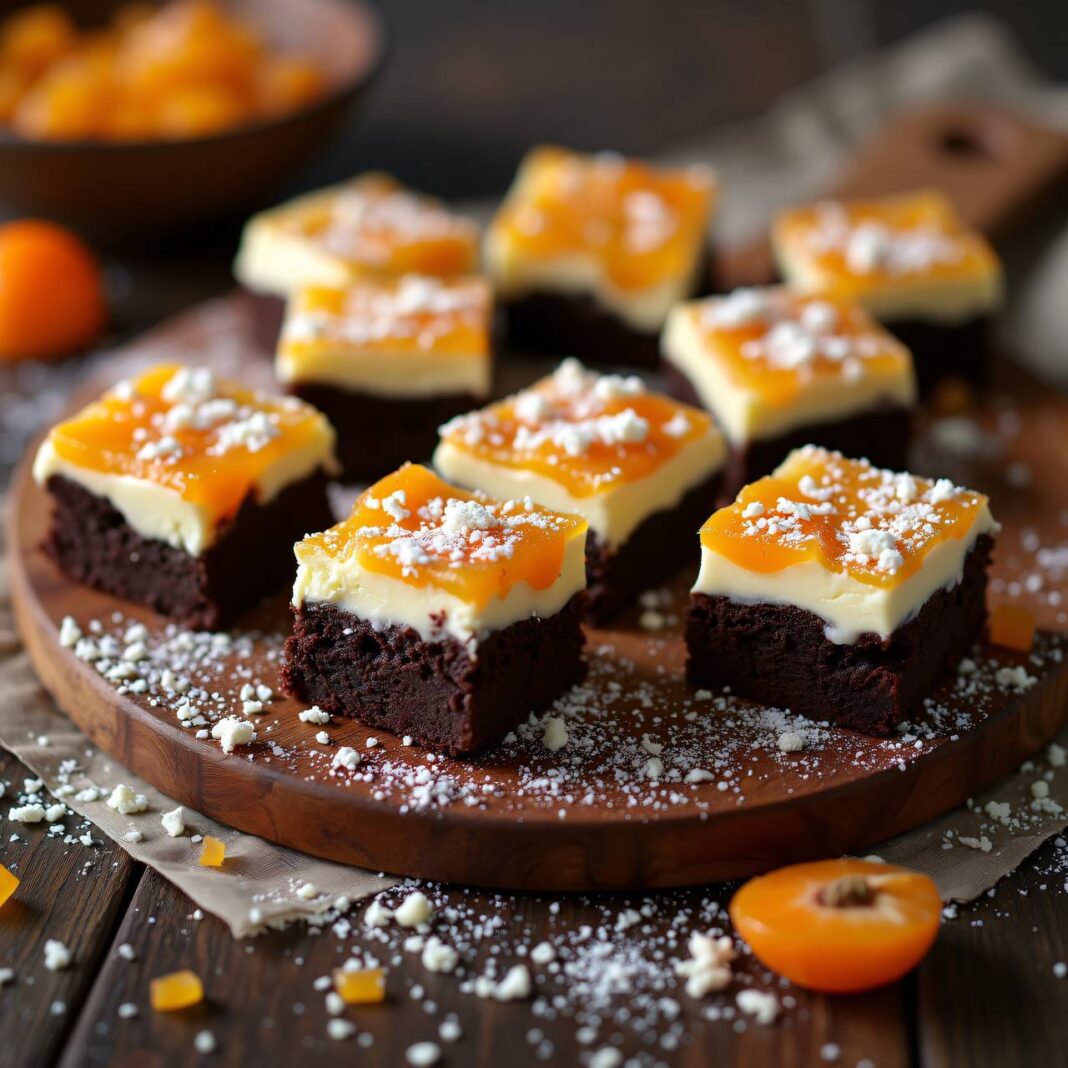 Fruchtige Black and White Brownies Rezept Fruchtige Black and White Brownies Rezept