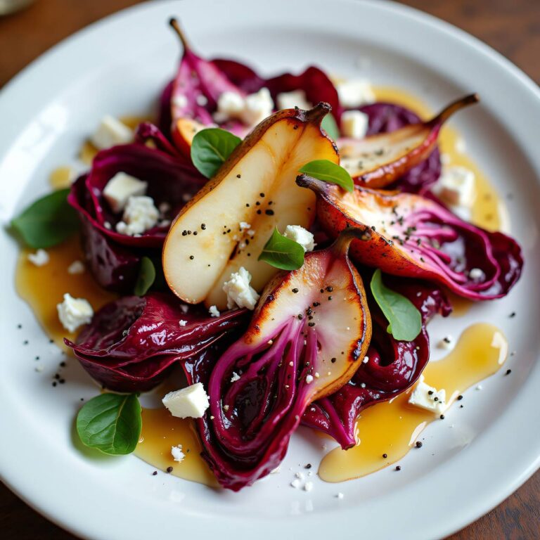 Garnierter Radicchio-Salat Rezept