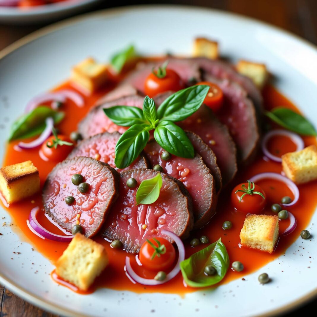 Gazpacho-Tafelspitz Rezept Gazpacho-Tafelspitz Rezept