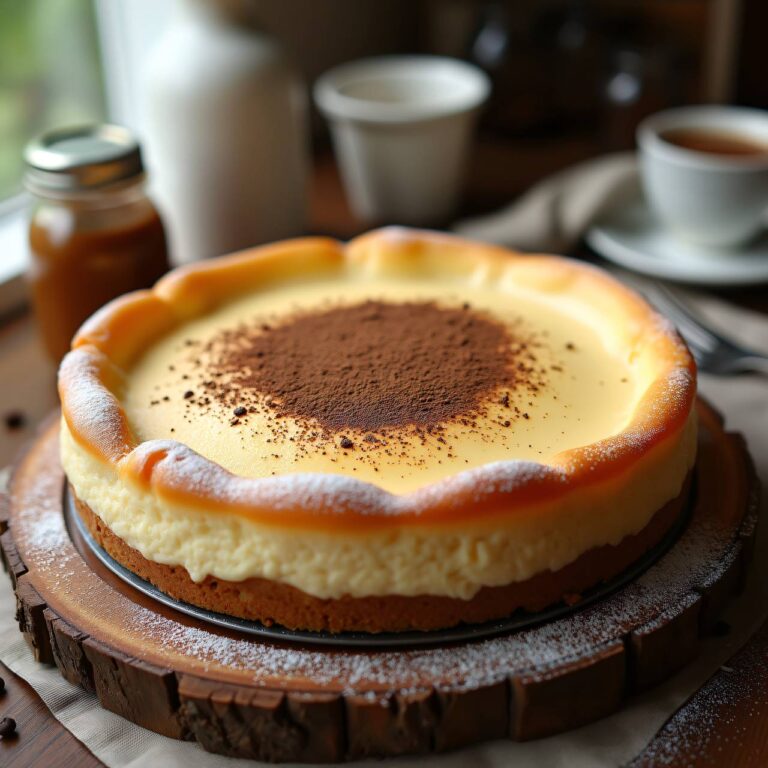 Gebackener Cheesecake mit Kaffee Rezept