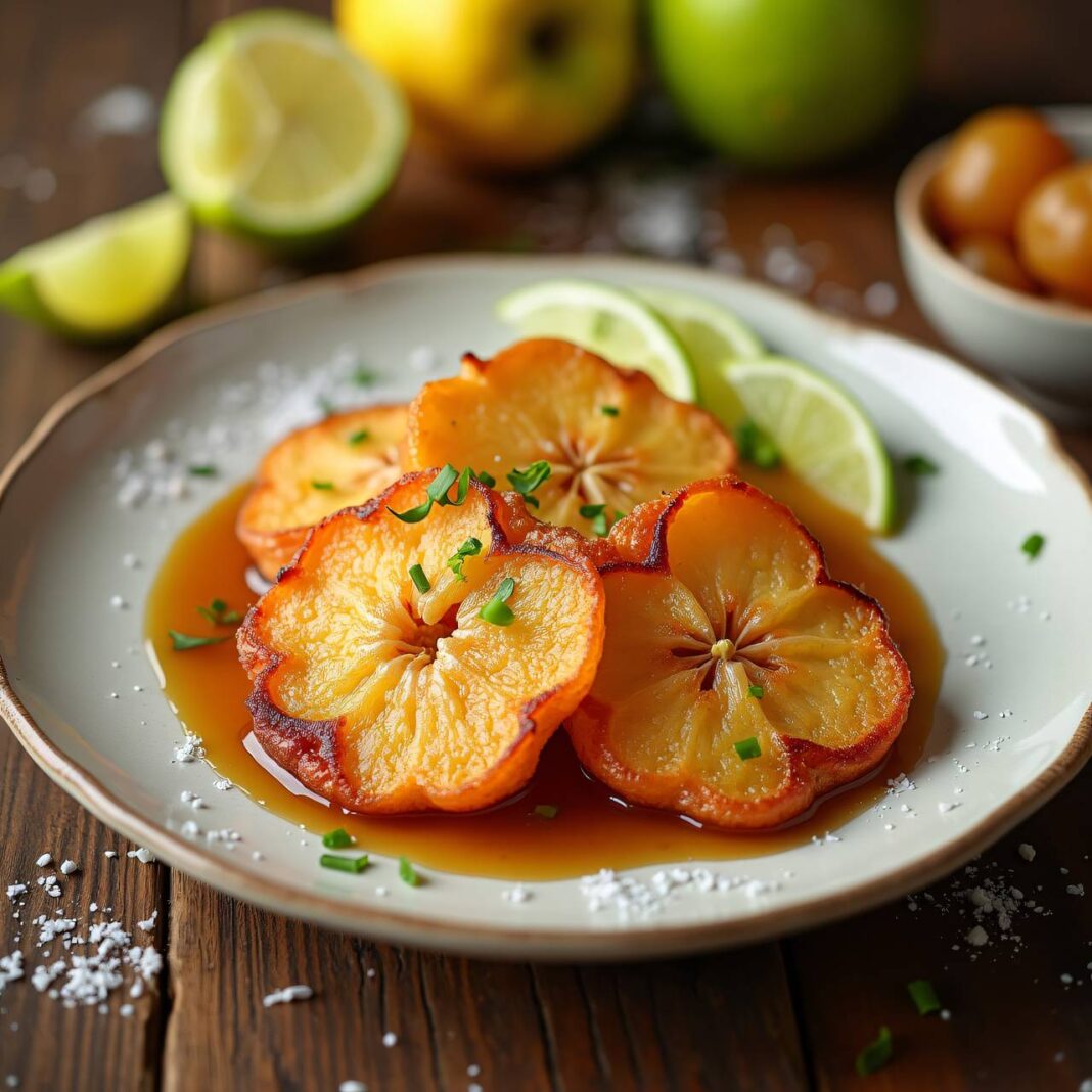 Gebratene Milchschnitten mit Apfelkompott Rezept Gebratene Milchschnitten mit Apfelkompott Rezept