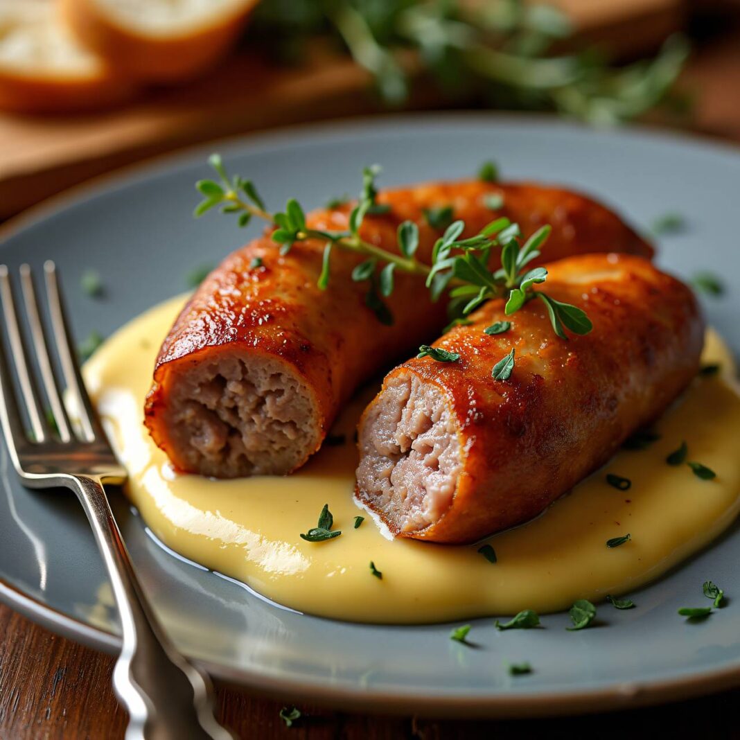 Gebratene Wildwürstchen Rezept Gebratene Wildwürstchen Rezept