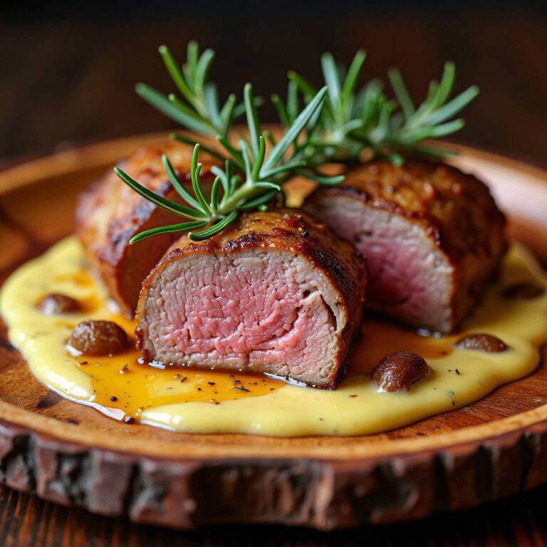 Gebratener Kalbshohrücken Rezept