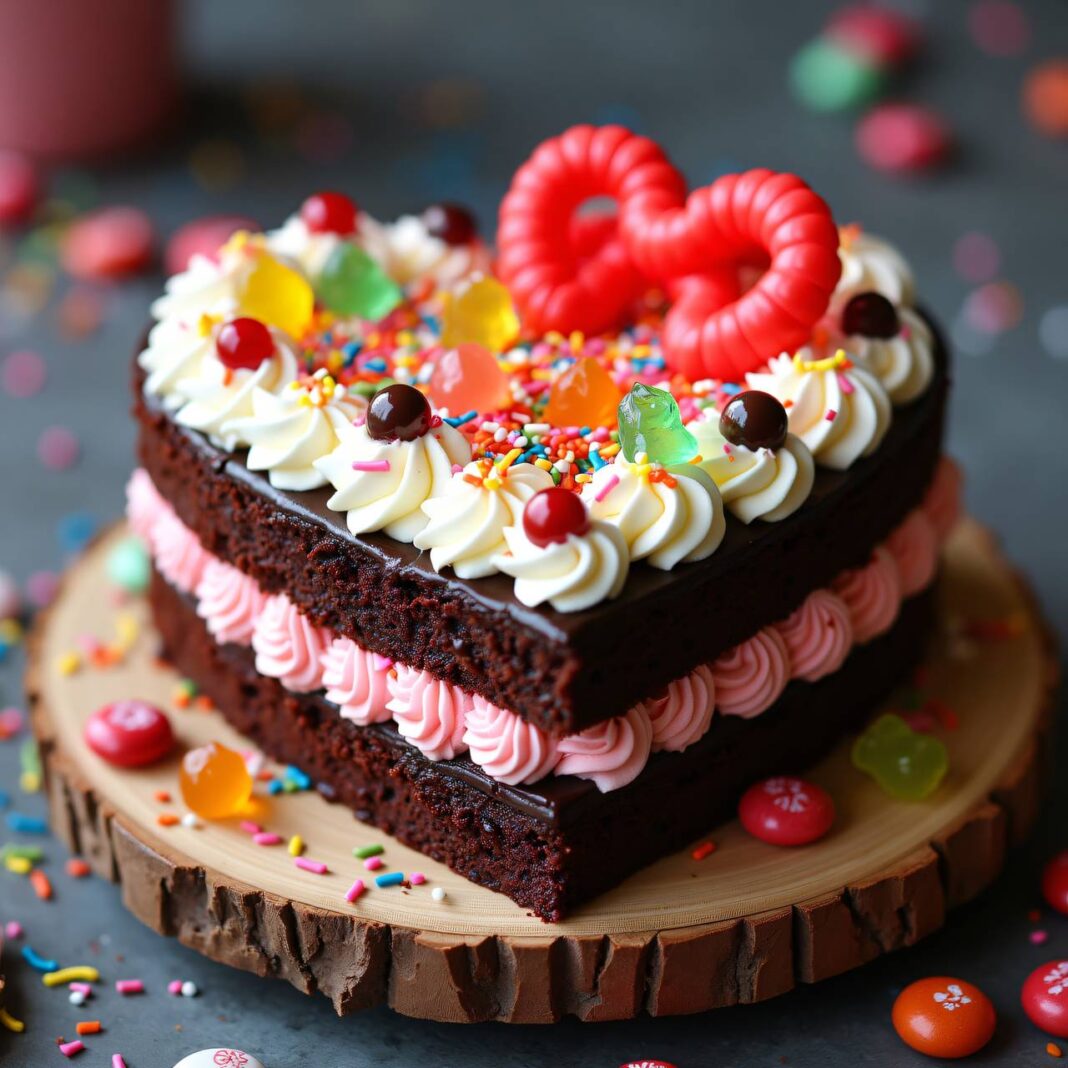 Geburtstagstorte in Herzform Rezept Geburtstagstorte in Herzform Rezept