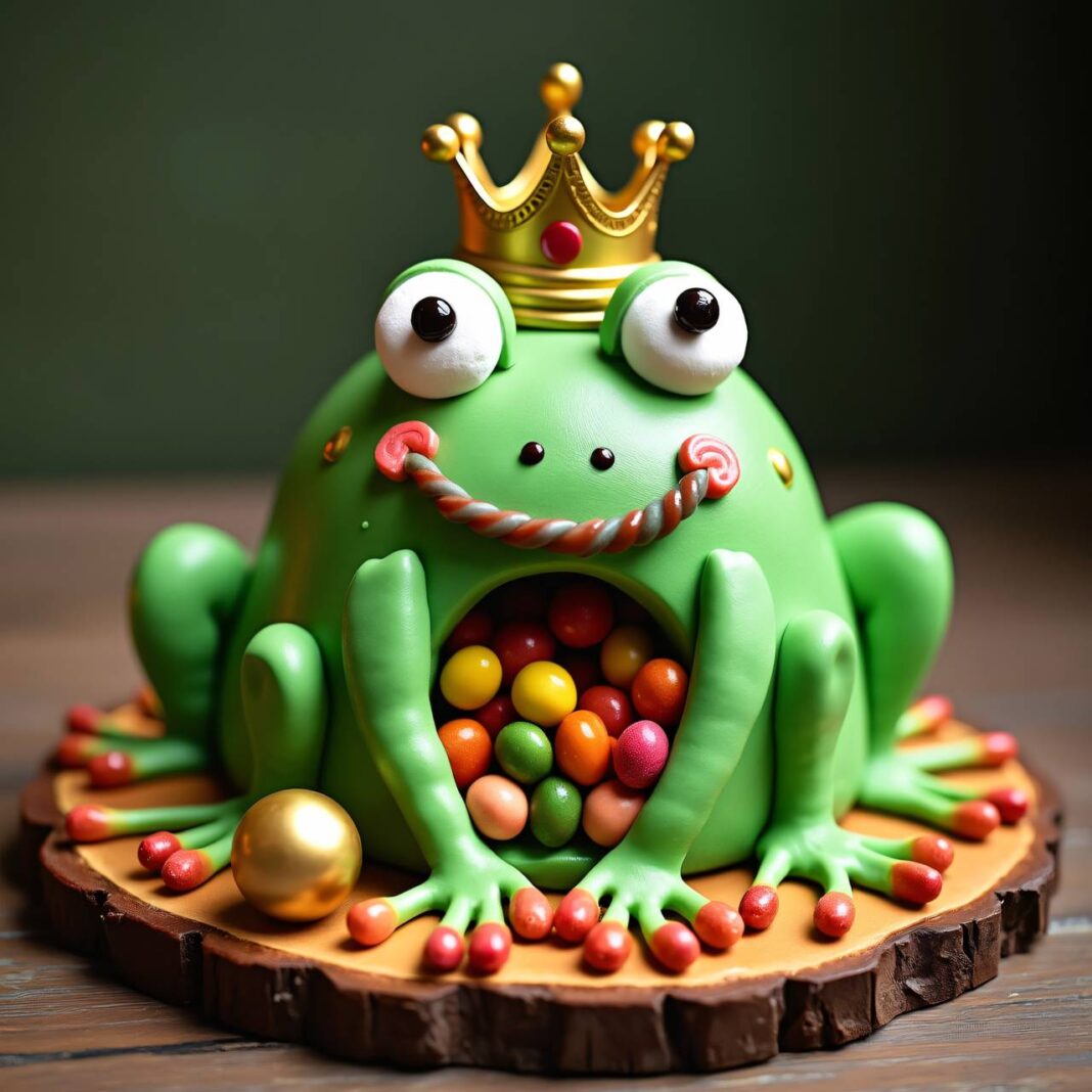 Geburtstagstorte Smarties-Froschkönig Rezept Geburtstagstorte Smarties-Froschkönig Rezept