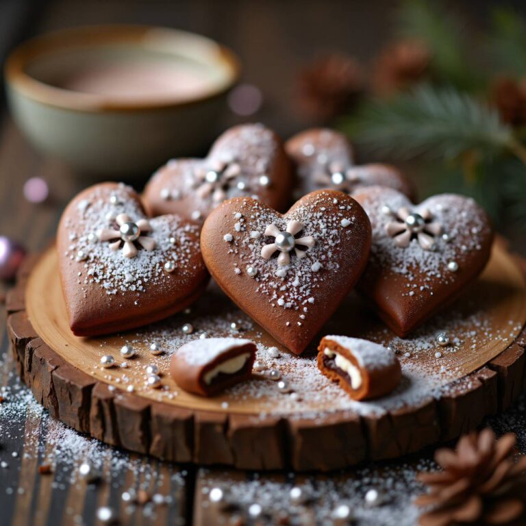 Gefüllte Lebkuchenherzen Rezept