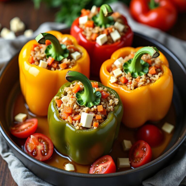 Gefüllte Paprika vegetarisch Rezept