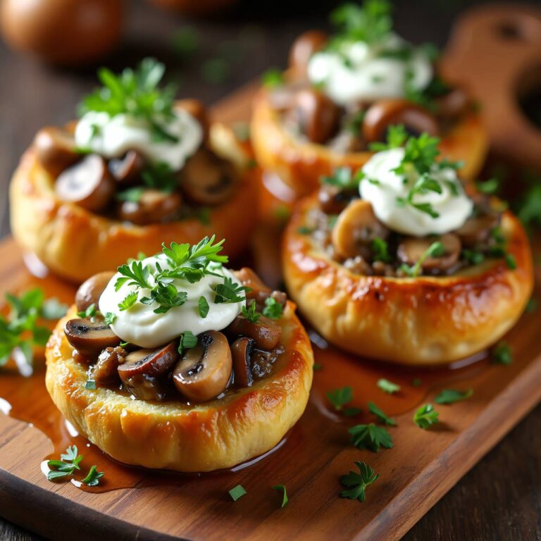 Gefüllte Patissons mit Pilz-Ragoût Rezept