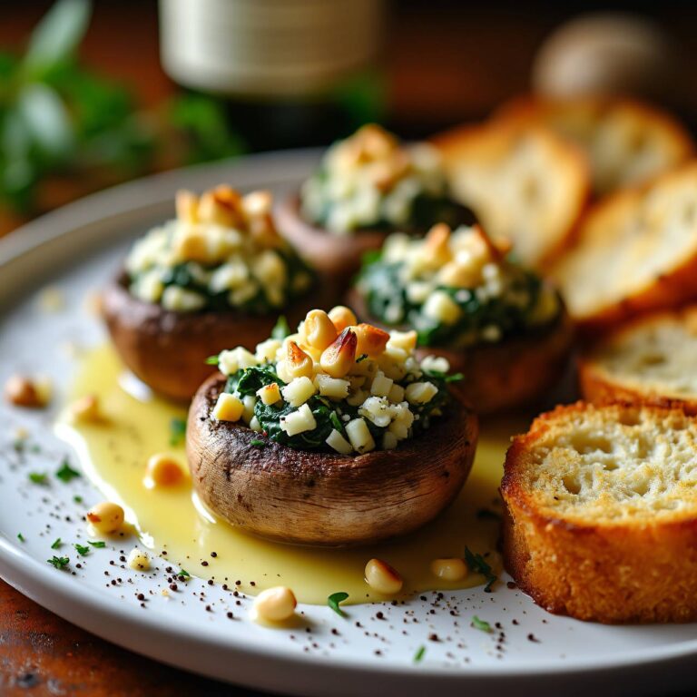 Gefüllte Riesen-Champignons Rezept
