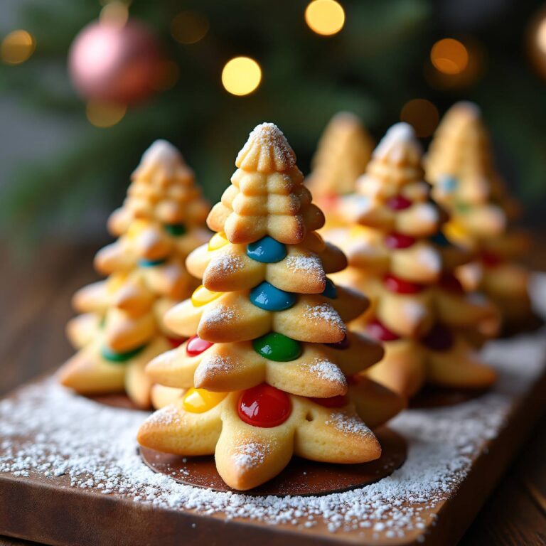 Gefüllte Weihnachtsbaum-Kekse Rezept
