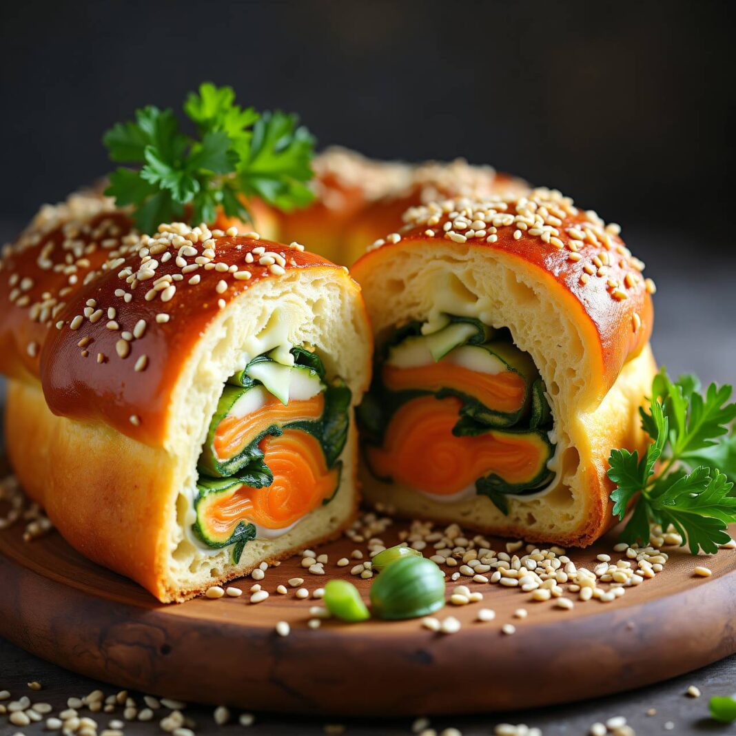 Gefüllter Brotcake Rezept Gefüllter Brotcake Rezept