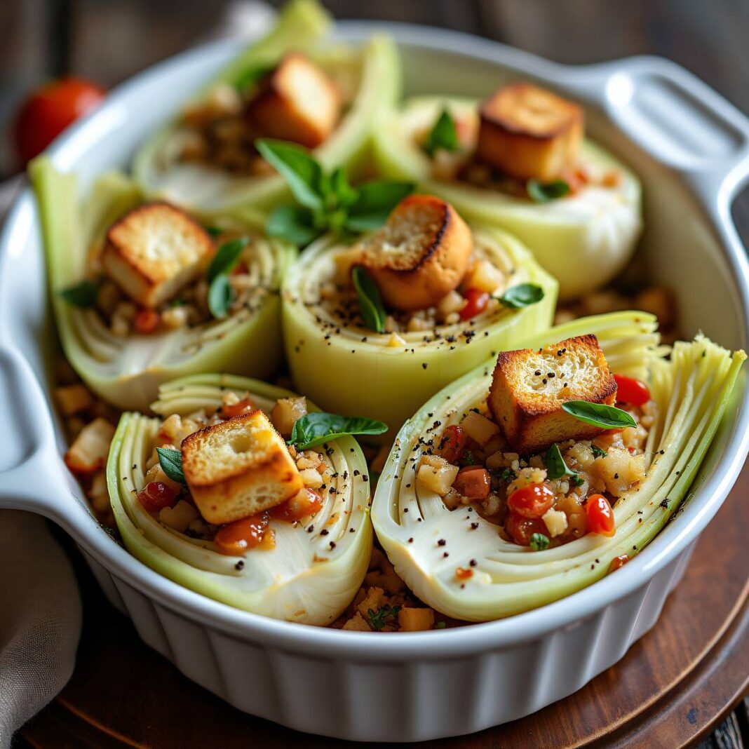 Gefüllter Fenchel Rezept Gefüllter Fenchel Rezept