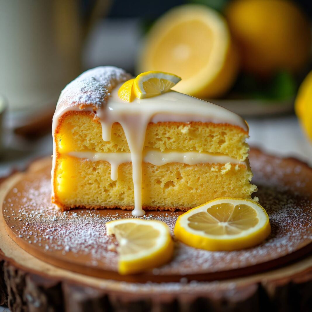 Gefüllter Zitronenkuchen Rezept Gefüllter Zitronenkuchen Rezept